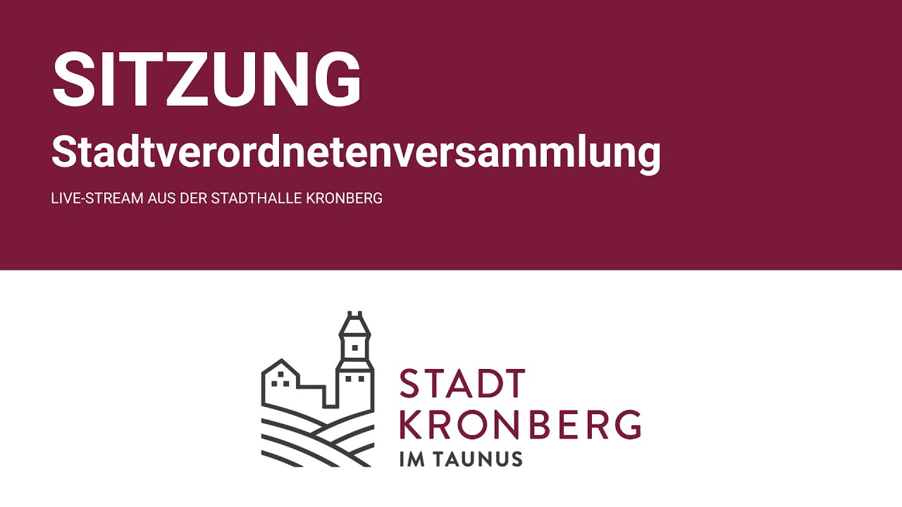 Stadtverordnetenversammlung 05.03.2026 | Kronberg im Taunus