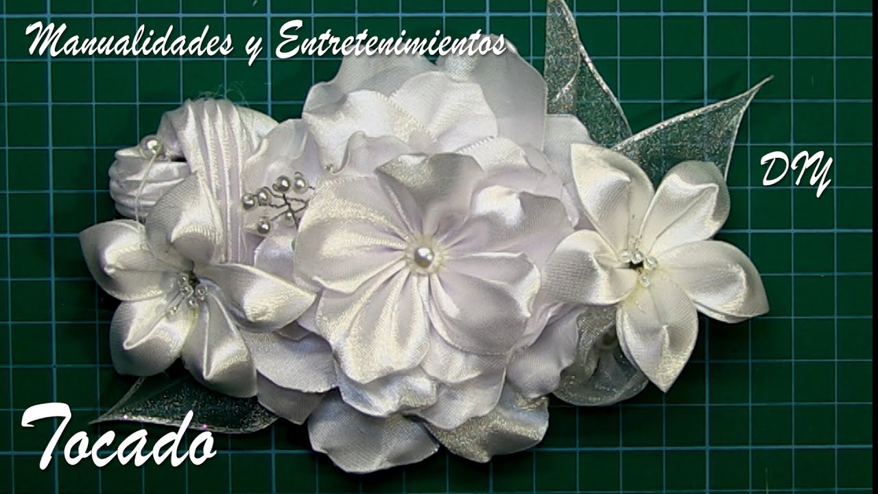 DIY - Tocado- 2 Broche, tiara, diadema- Touched- 2 Brooch, tiara, diadem