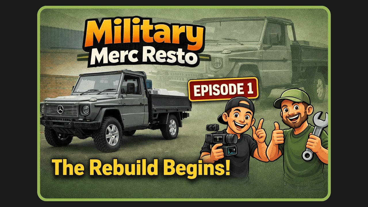 We Bought an Ex-Military G Wagon… What Have We Done? | Mercedes 290GD Restoration Ep.1