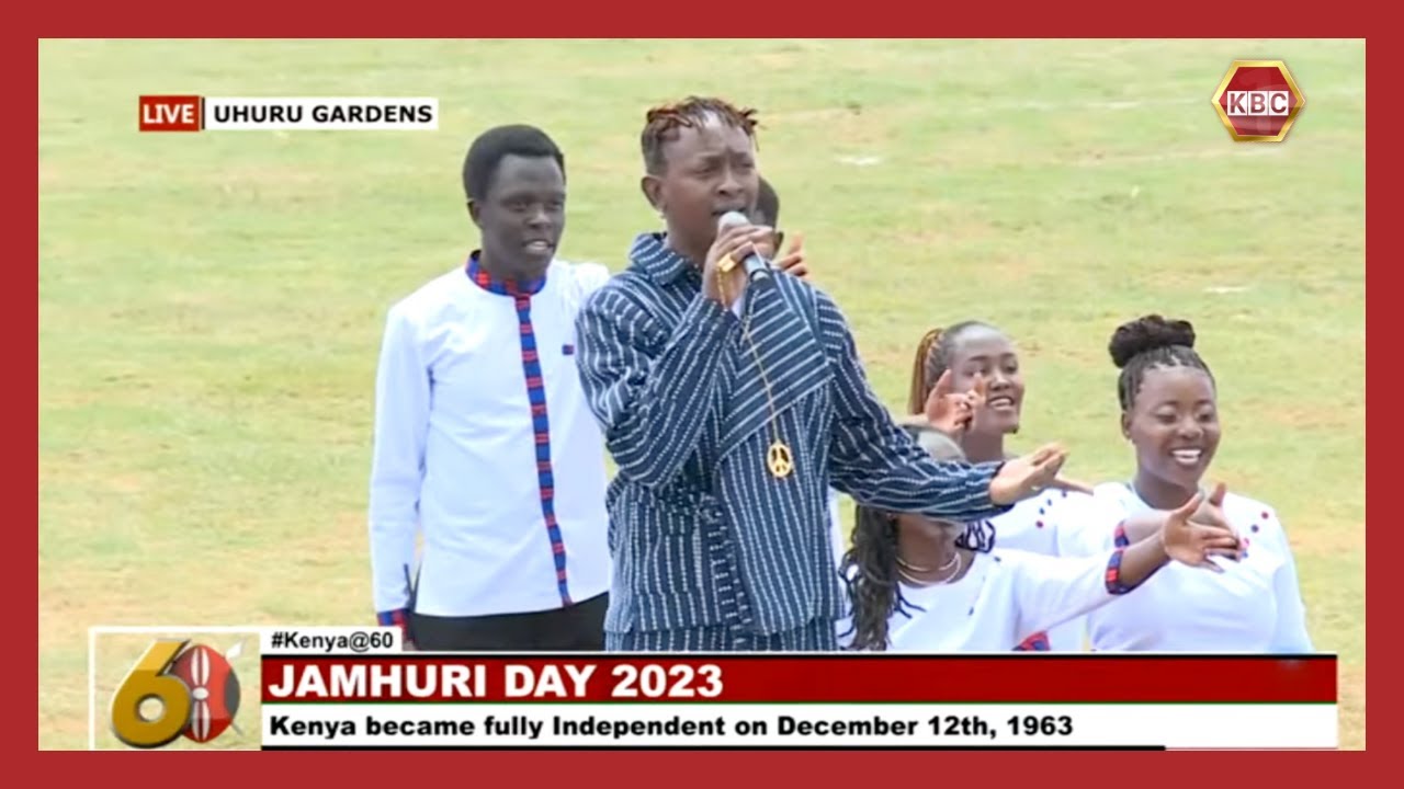 Eric Wainaina performs his famous 