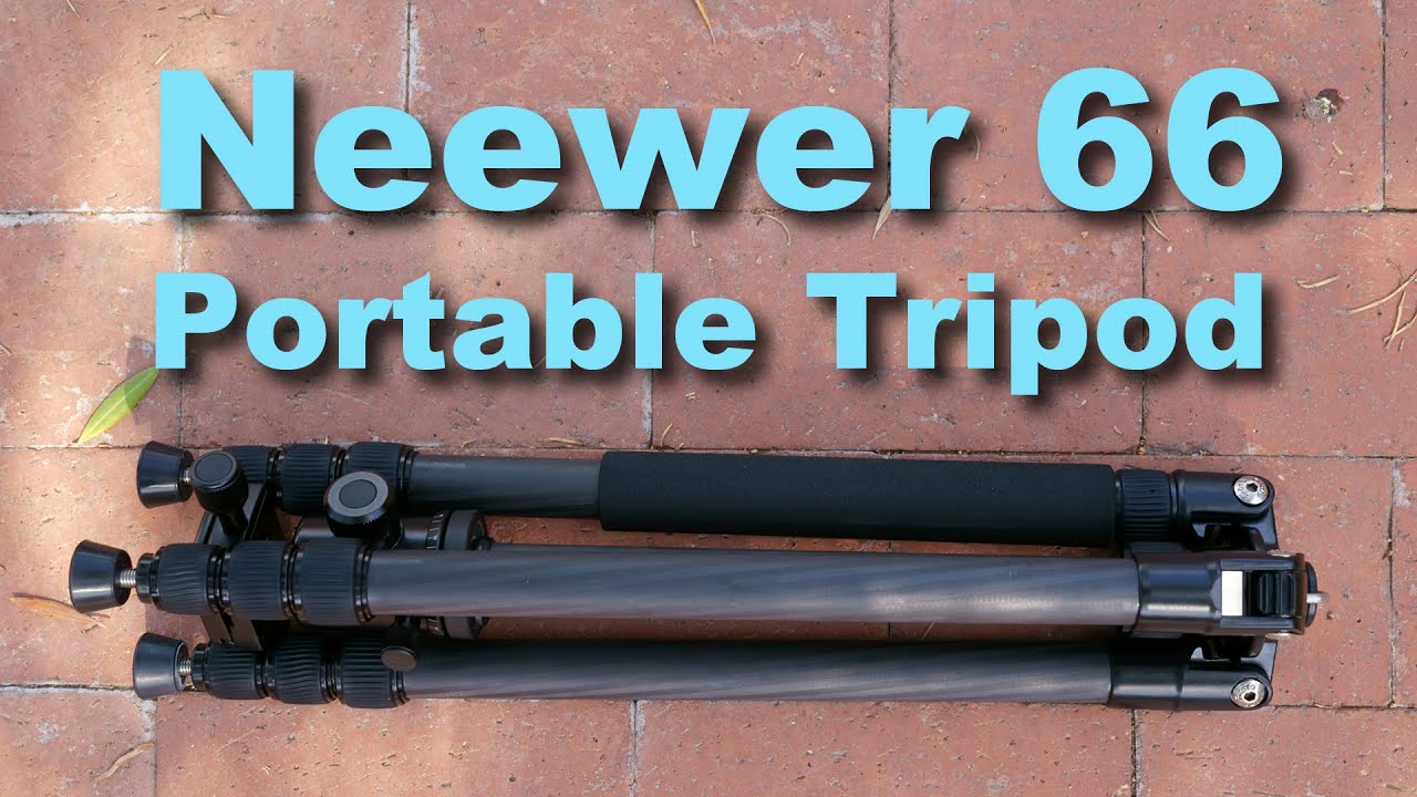 Neewer 66 inch portable carbon fiber tripod review for DSLRs and Mirrorless Cameras