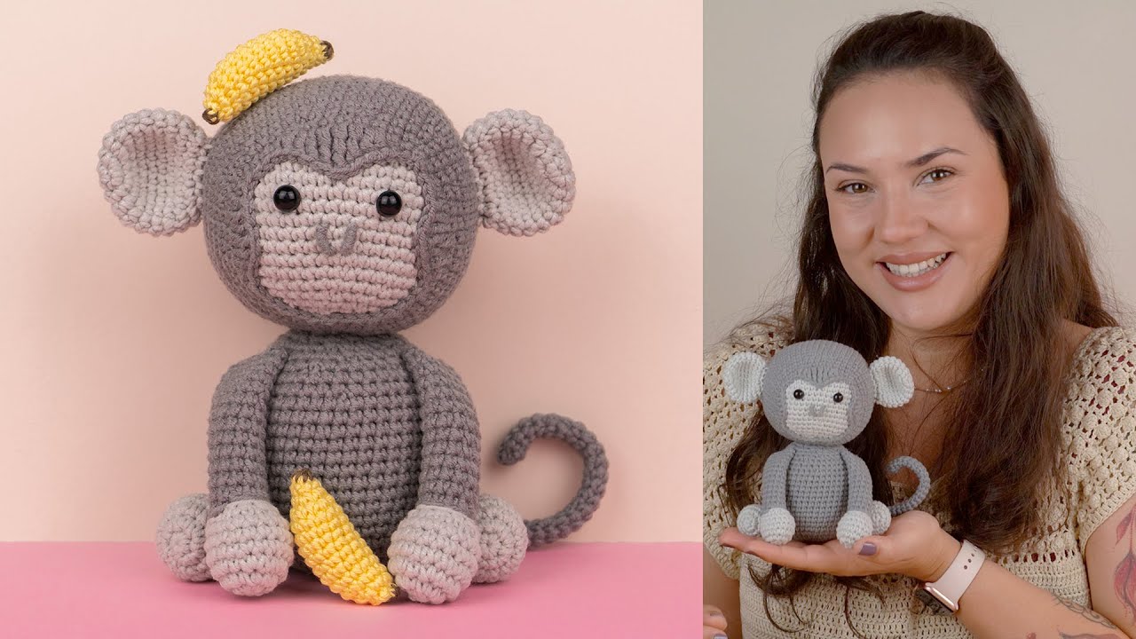 COMO FAZER MACACO DE AMIGURUMI - PARTE 2 | ATELIÊ JÉSSICA BRANDÃO | #150