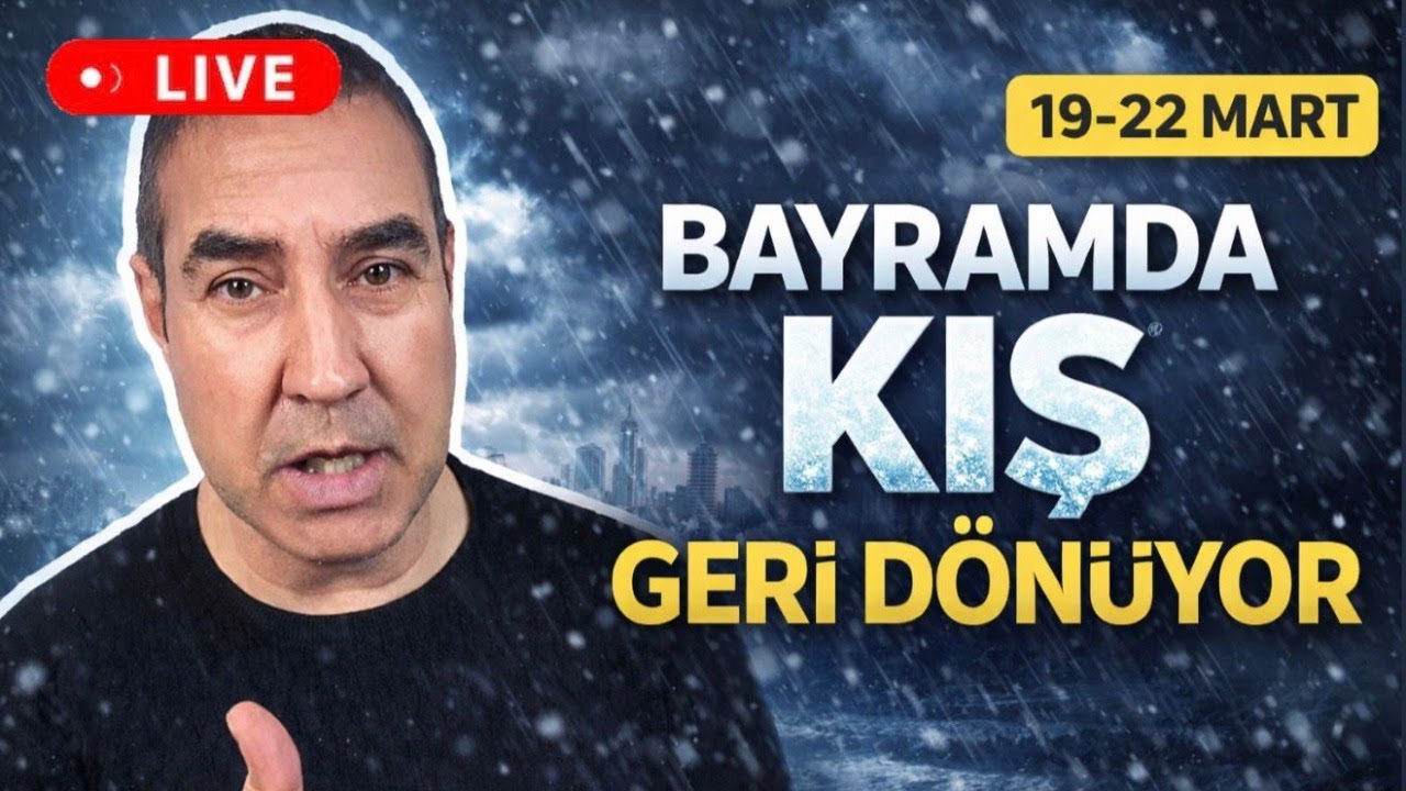 🔴 CANLI | BAYRAMDA KIŞ GERİ DÖNÜYOR!