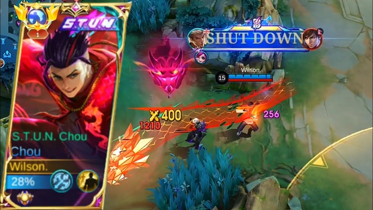 Chou Crazy LifeSteal with Brutal Damage!! - Build Top 1 Global Chou ~ MLBB