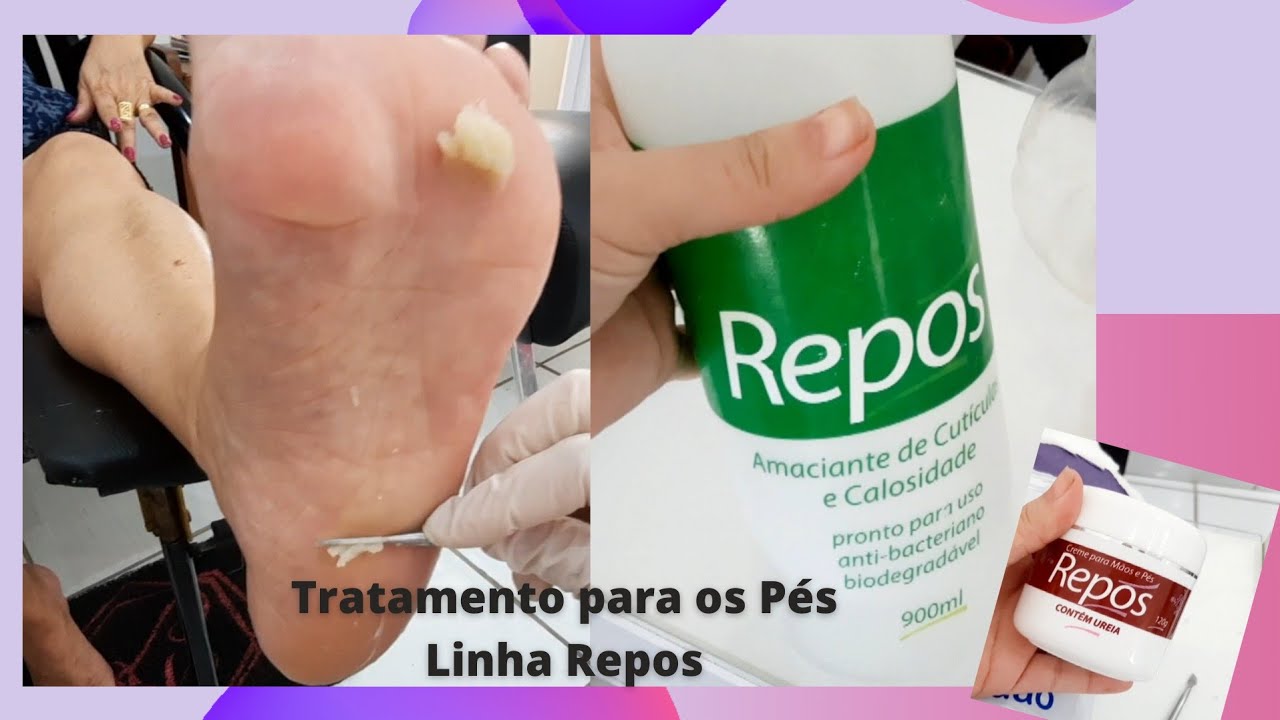 Tratamento para os pés com a linha Repós.
