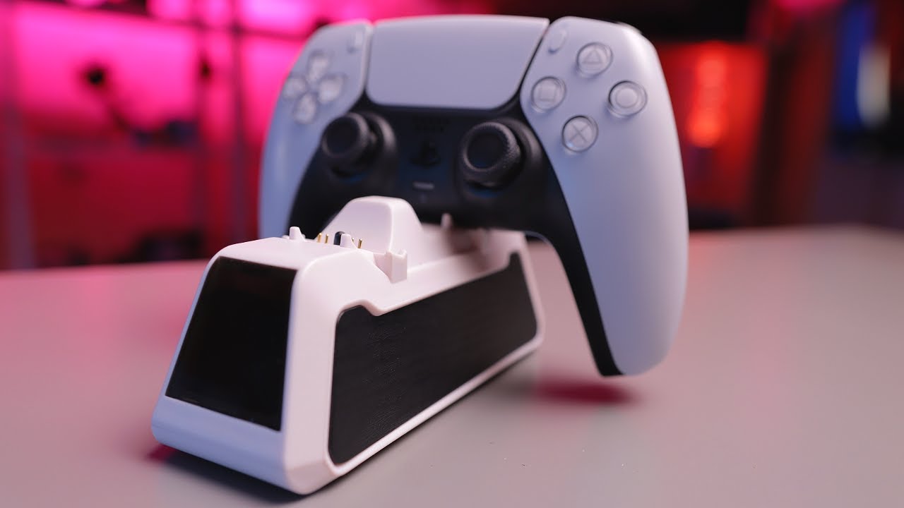 Зарядная док-станция для геймпада Sony PS5 DualSense.
