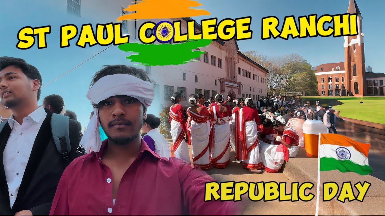 St Paul College Ranchi 😍 Republic Day 🇮🇳 2025 || Akash Yadav