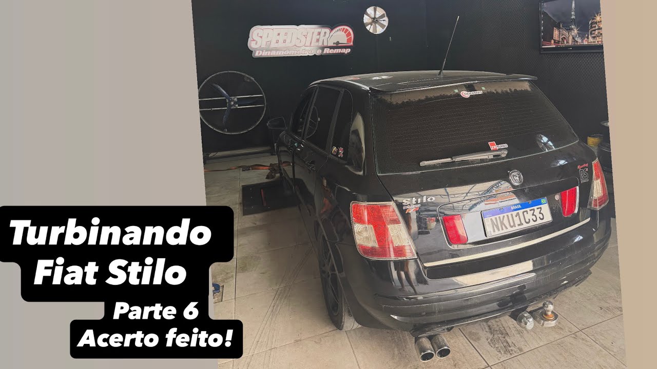 Turbinando o Fiat Stilo 1.8 8v parte 6 (passou no Dino!)