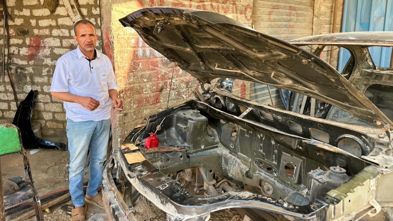 شيفرولية افيو مغيره نص ومستحيل يتعرف اسرار هامة في سمكرة السيارات