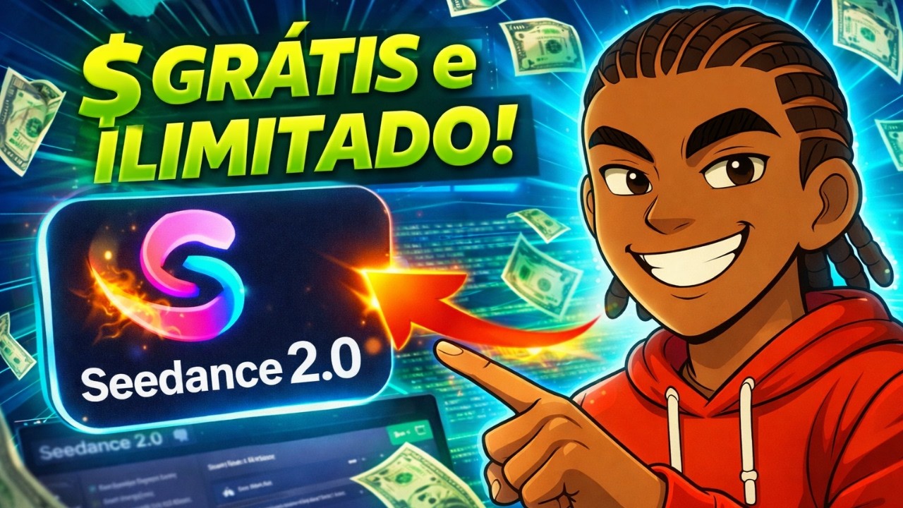 🚨 SEEDANCE 2.0 GRÁTIS! Como Usar a Nova IA de Vídeo Sem Pagar (Passo a Passo)