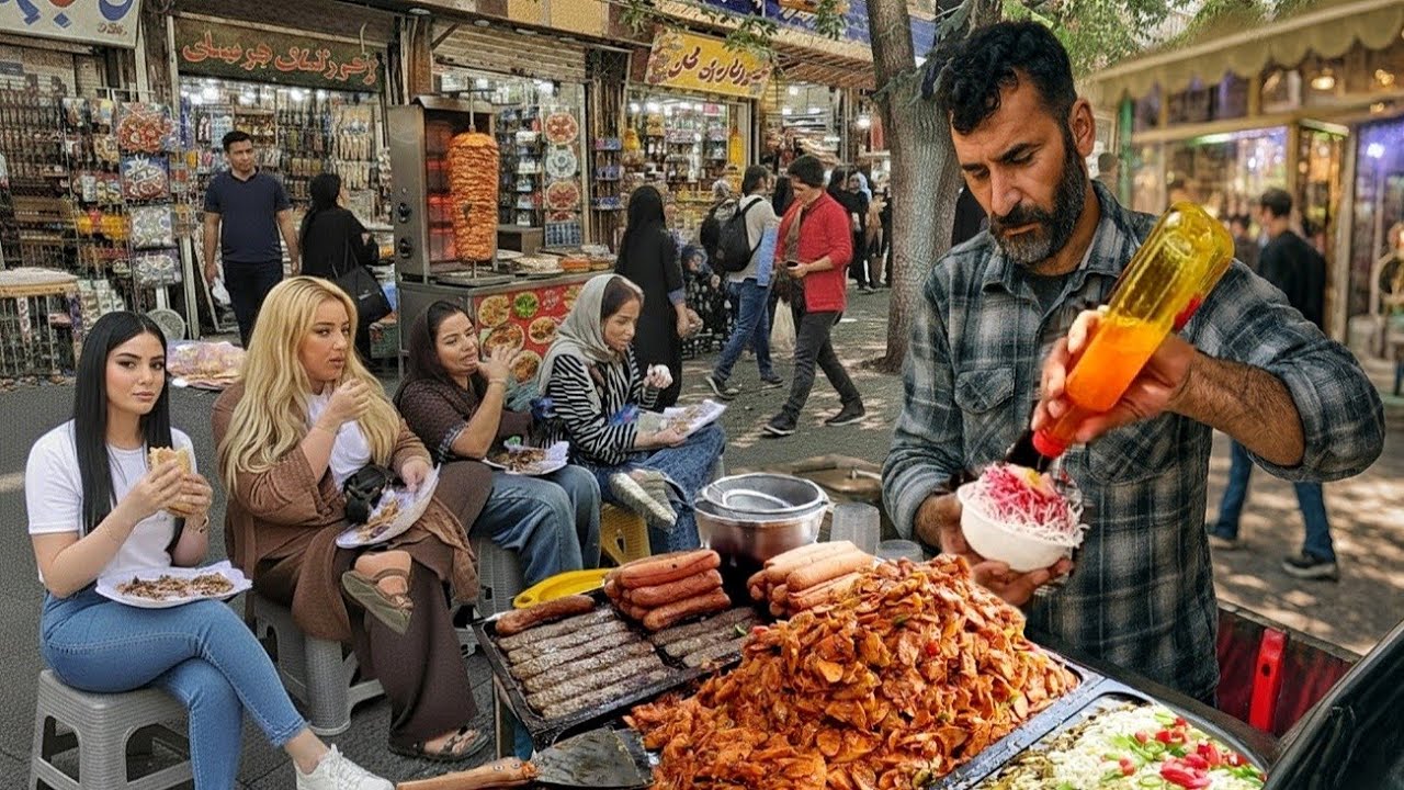 🇮🇷IRAN Street Food Tour In the Bustling Grand Bazaar!!!🤤MOUTH WATERİNG