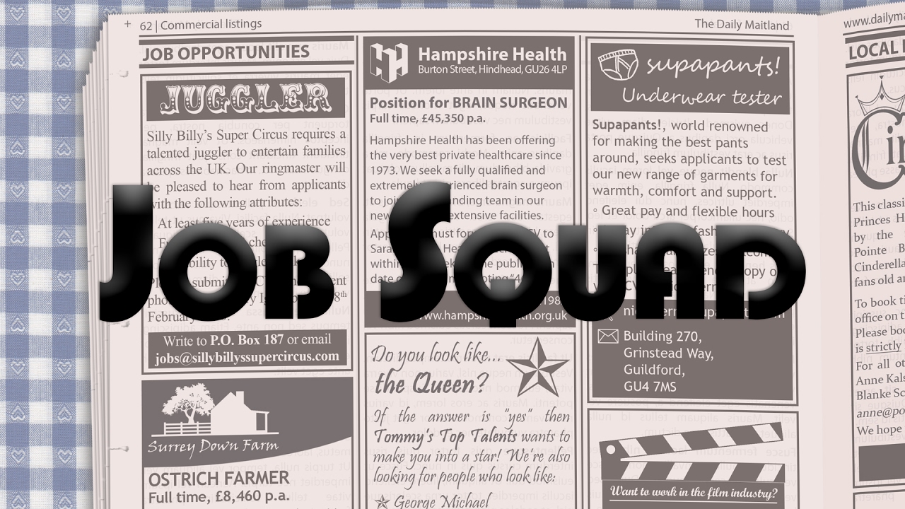 Job Squad (Part 1 of 2) - B.Sc. Factual Programme Production