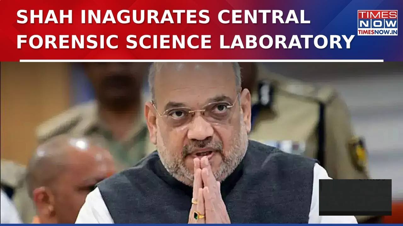 Amit Shah In Bengal: Home Minister Inagurates Central Forensic Science Laboratory In Kolkata.