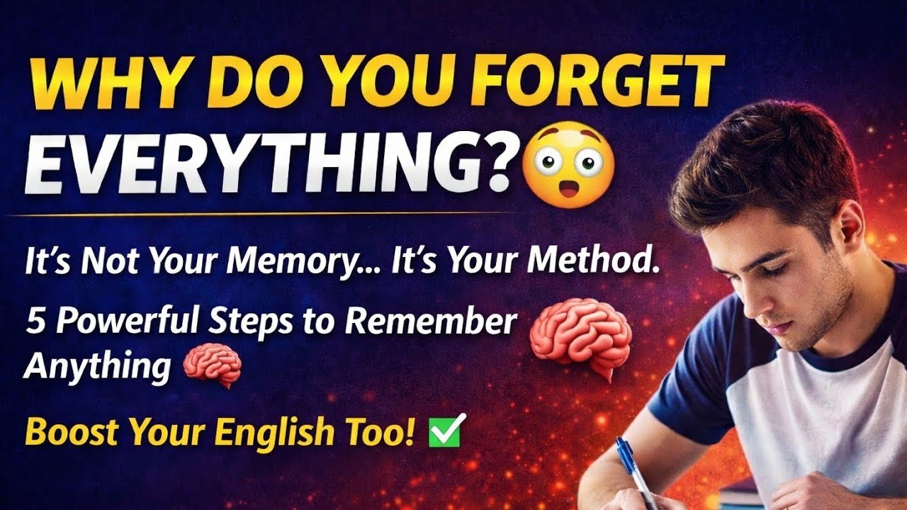 How to Remember Everything 🧠 | Boost Your Memory Fast | Graded Reader English ‎✔️