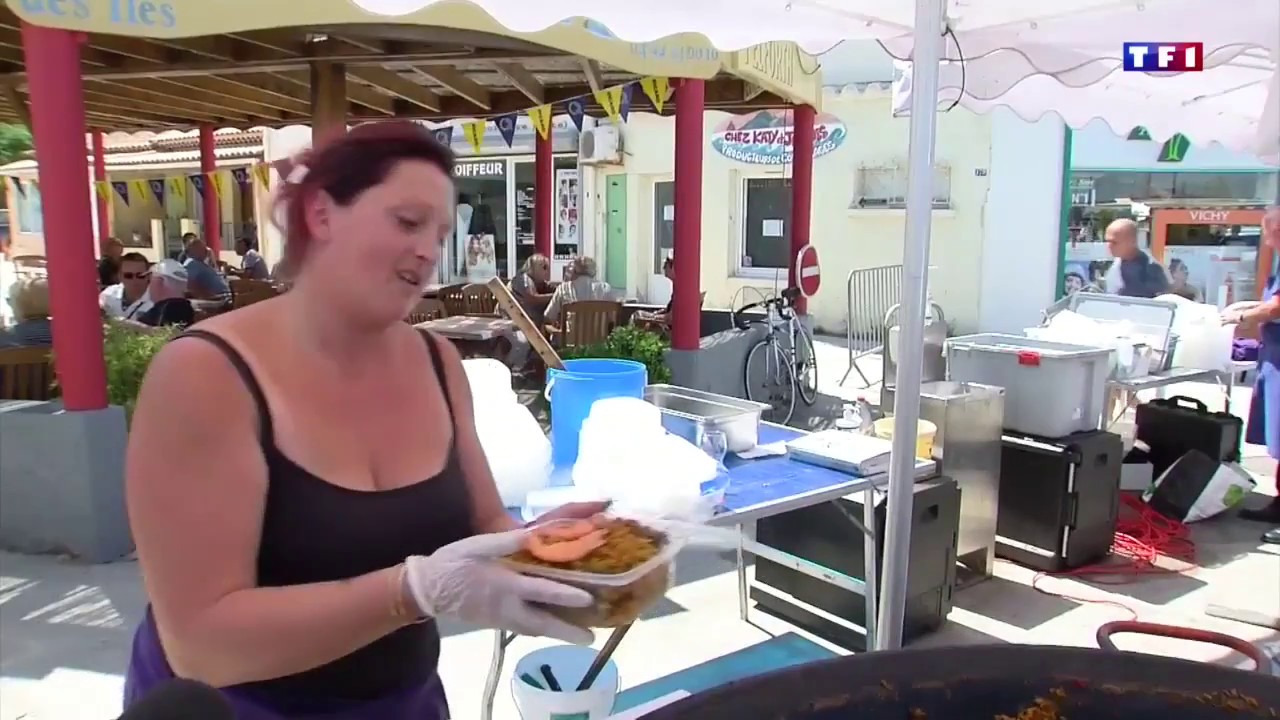 le marche du brusc au JT de TF1 le 07 juillet 2017