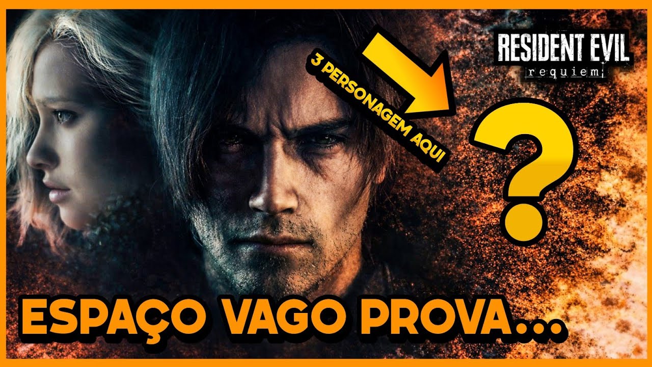 🚨ESPAÇO VAGO PROVA 3º PERSONAGEM em RE Requiem? Ada/Jill/Claire REVELADAS!