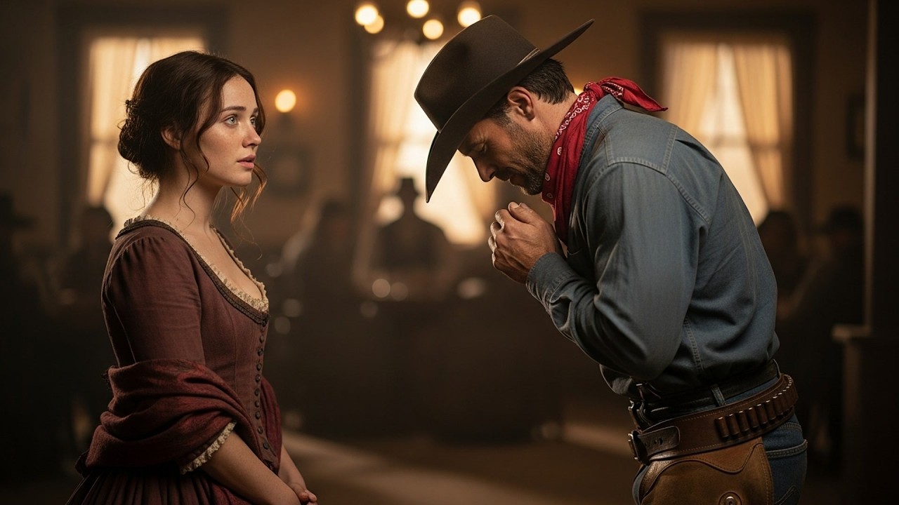 The Saloon Girl Just Wanted Someone To See Her, The Cowboy Looked Her In The Eye And Bowed