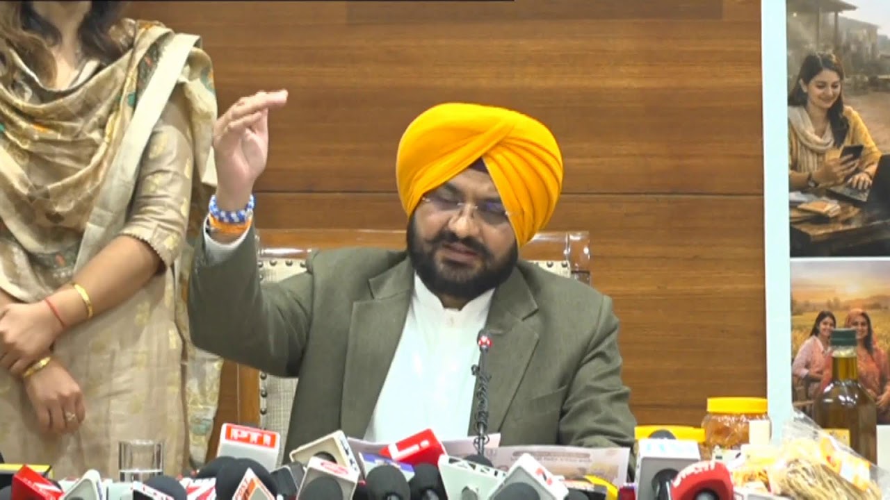 [Live] Cabinet Minister Tarunpreet Singh Sond interacting with media at Punjab Bhawan, Chandigarh.