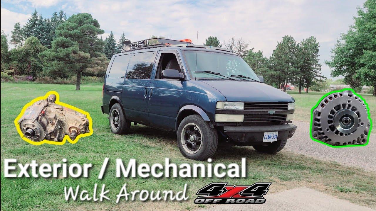 4-сезонный внешний вид Vanlife / механическая проверка - 2005 Astro AWD (4x4 заменен + поднят)