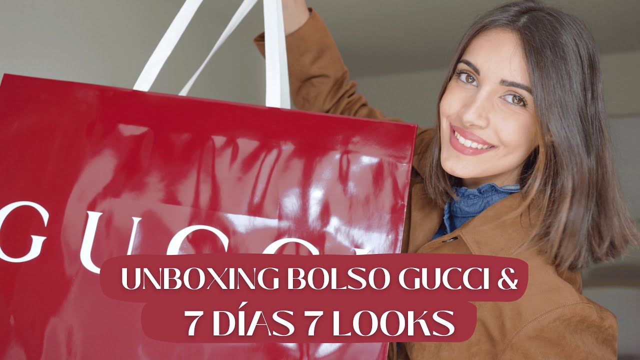UNBOXING BOLSO GUCCI y 7 DÍAS 7 LOOKS | Lucía Zaballos