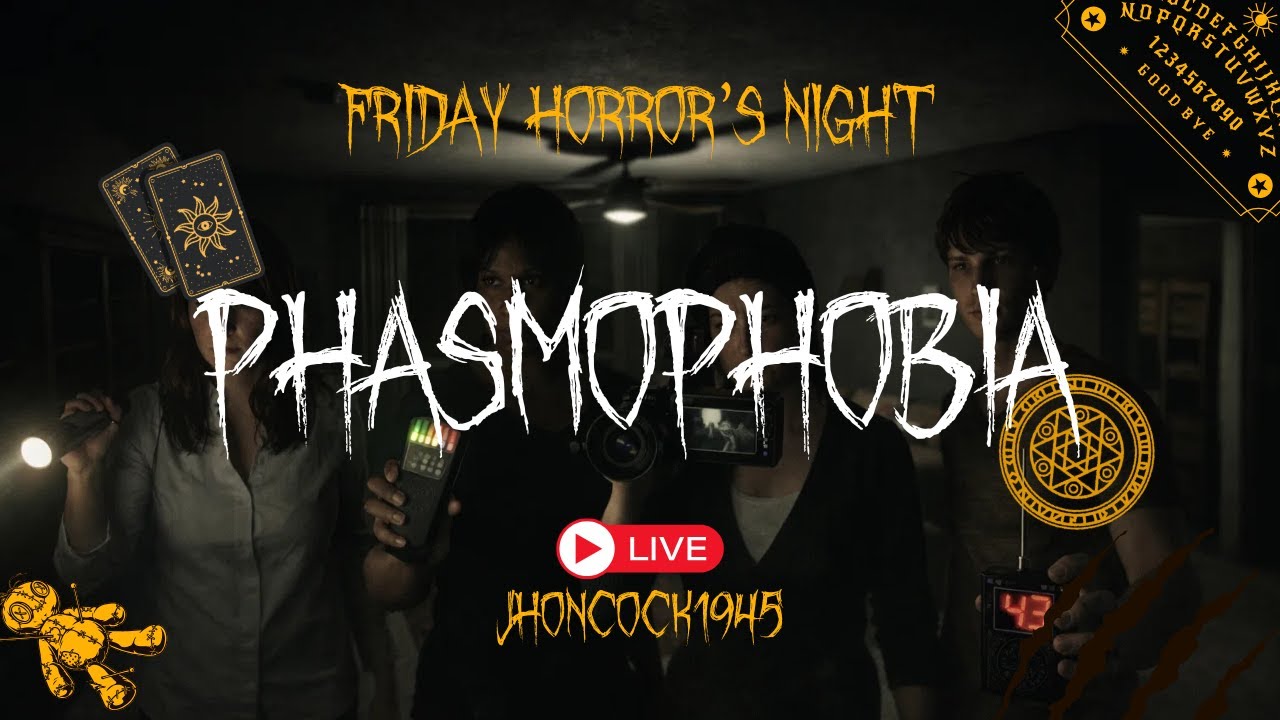 Phasmophobia😱 Friday Night Mabar with Membership!? |  LIVE with Members! Eps. 27