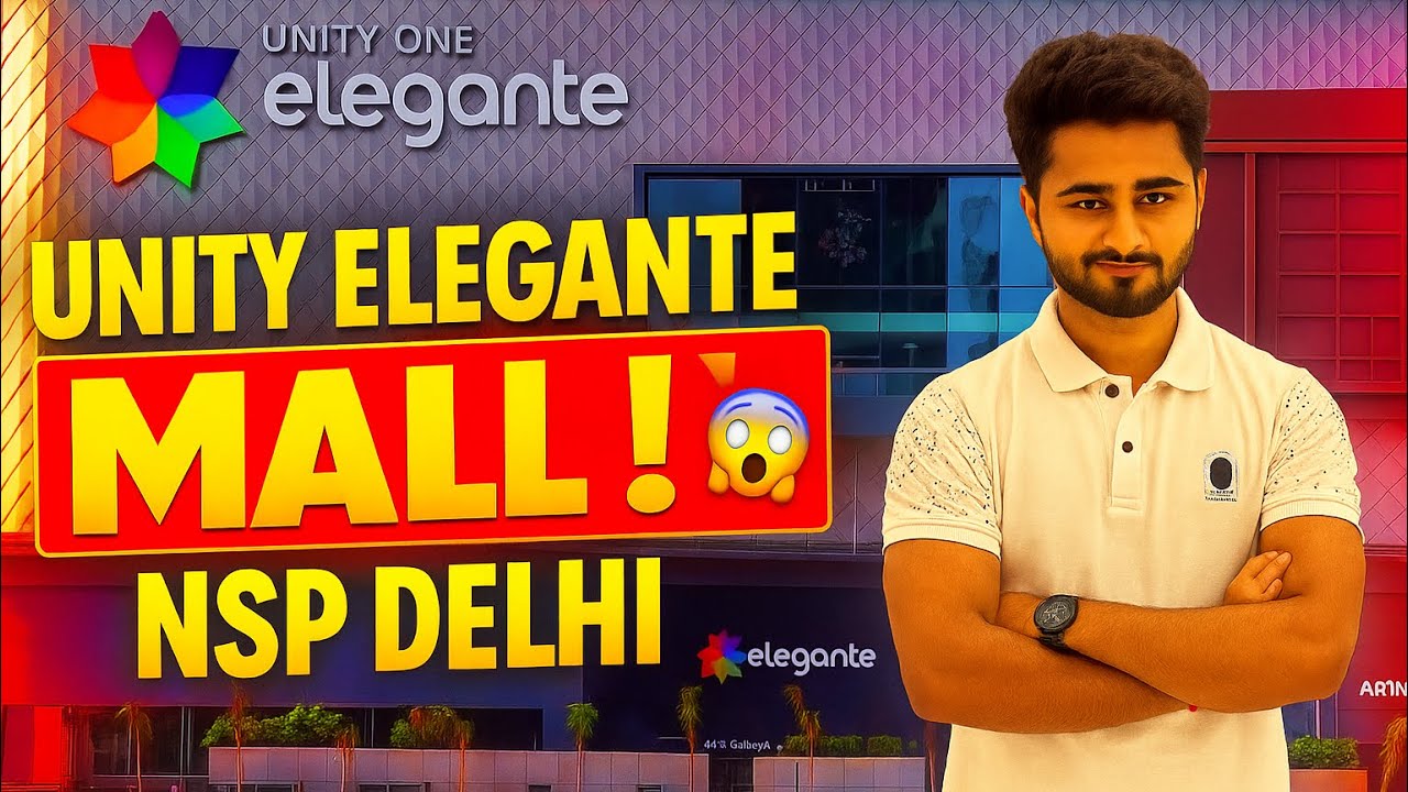 Unity One Elegante NSP Mall | Full Tour & Ride Vlog | Delhi&rsquo;s NEW Luxury Mall 😱