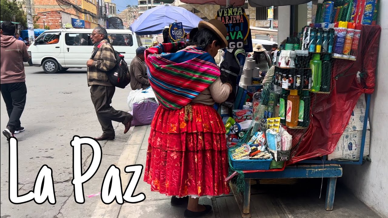 Calle Linares and Calle Sagarnaga. La Paz, Bolivia