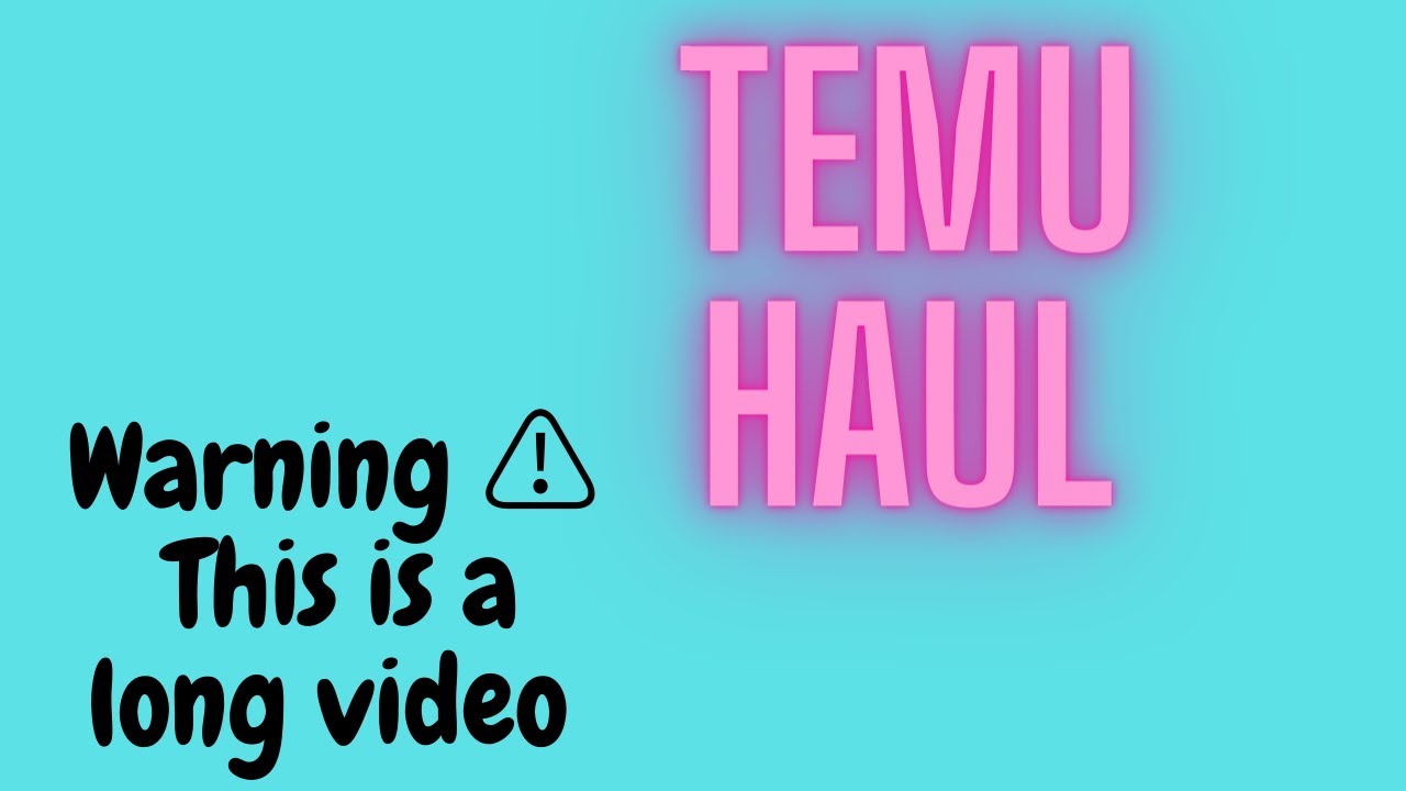 TEMU CRAFT HAUL