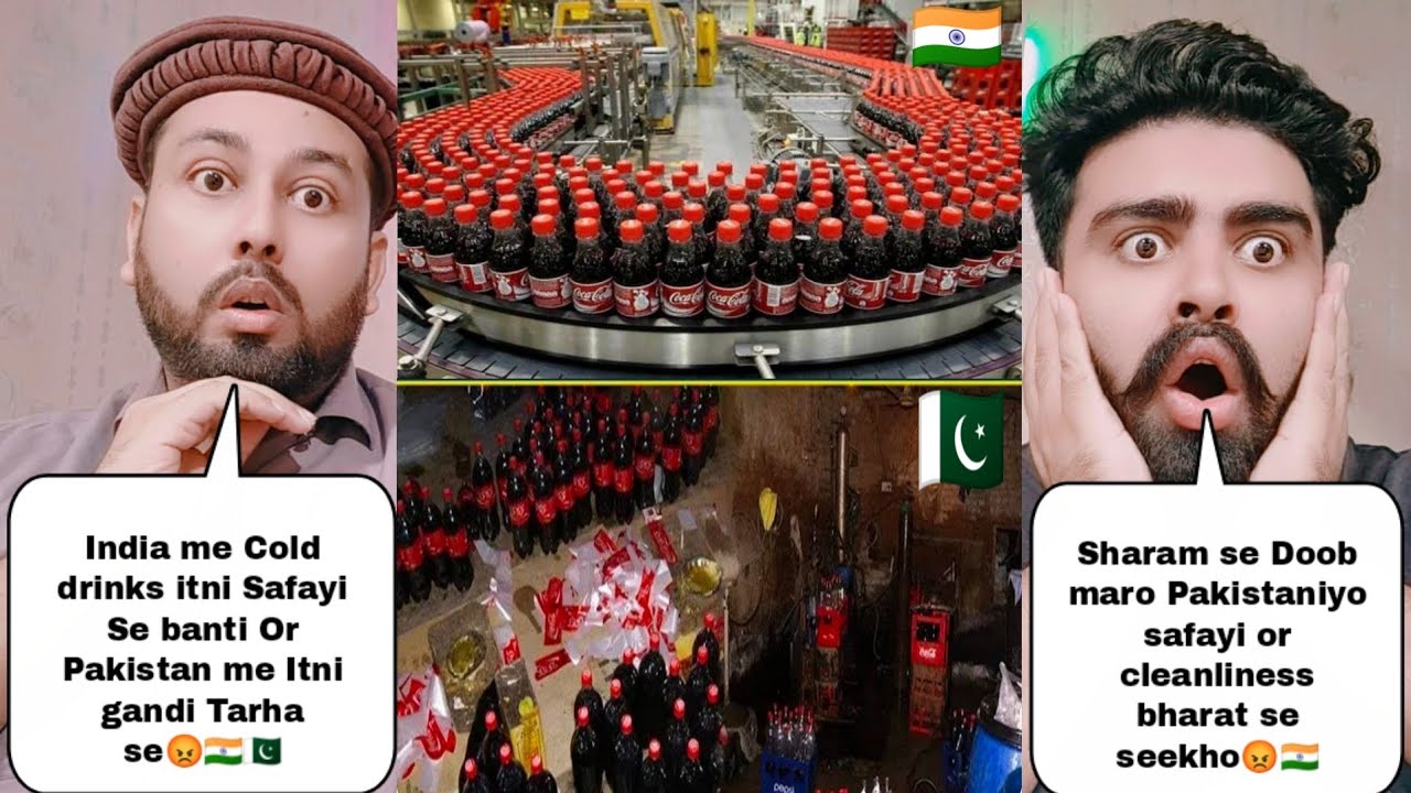 India Cold drinks Making Cleanliness Vs Pakistan Cold drinks Making Cleanliness