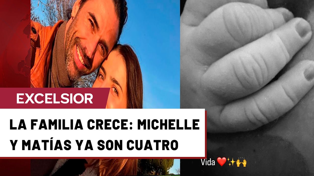 Michelle Renaud y Matías Novoa anuncian el nacimiento de su segundo hijo