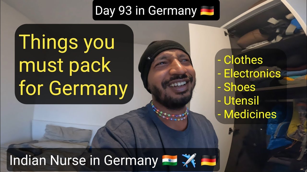 Day 93 🇩🇪 Things I packed for moving to Germany as an Indian Nurse- Important Things to Remember! 🇮🇳