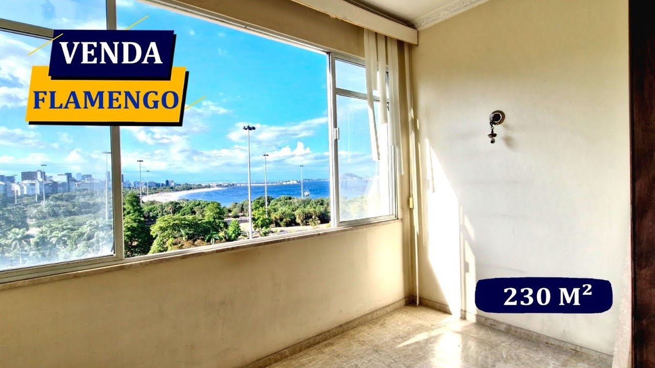 FLAMENGO AVENIDA RUI BARBOSA LUXO 230M² ALTO FRONTAL PRAIA 5 QUARTOS PREÇO INCRÍVEL PARA REFORMAR
