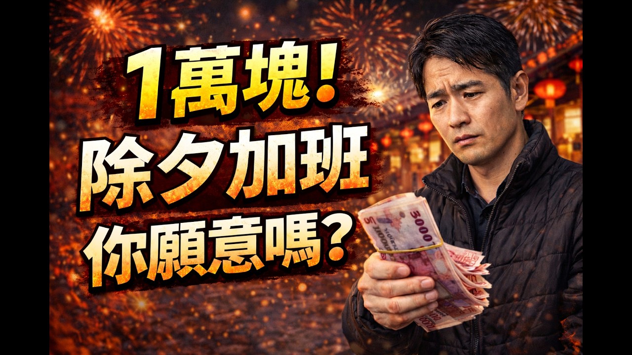 1萬塊！除夕加班你願意嗎？#AI #shorts