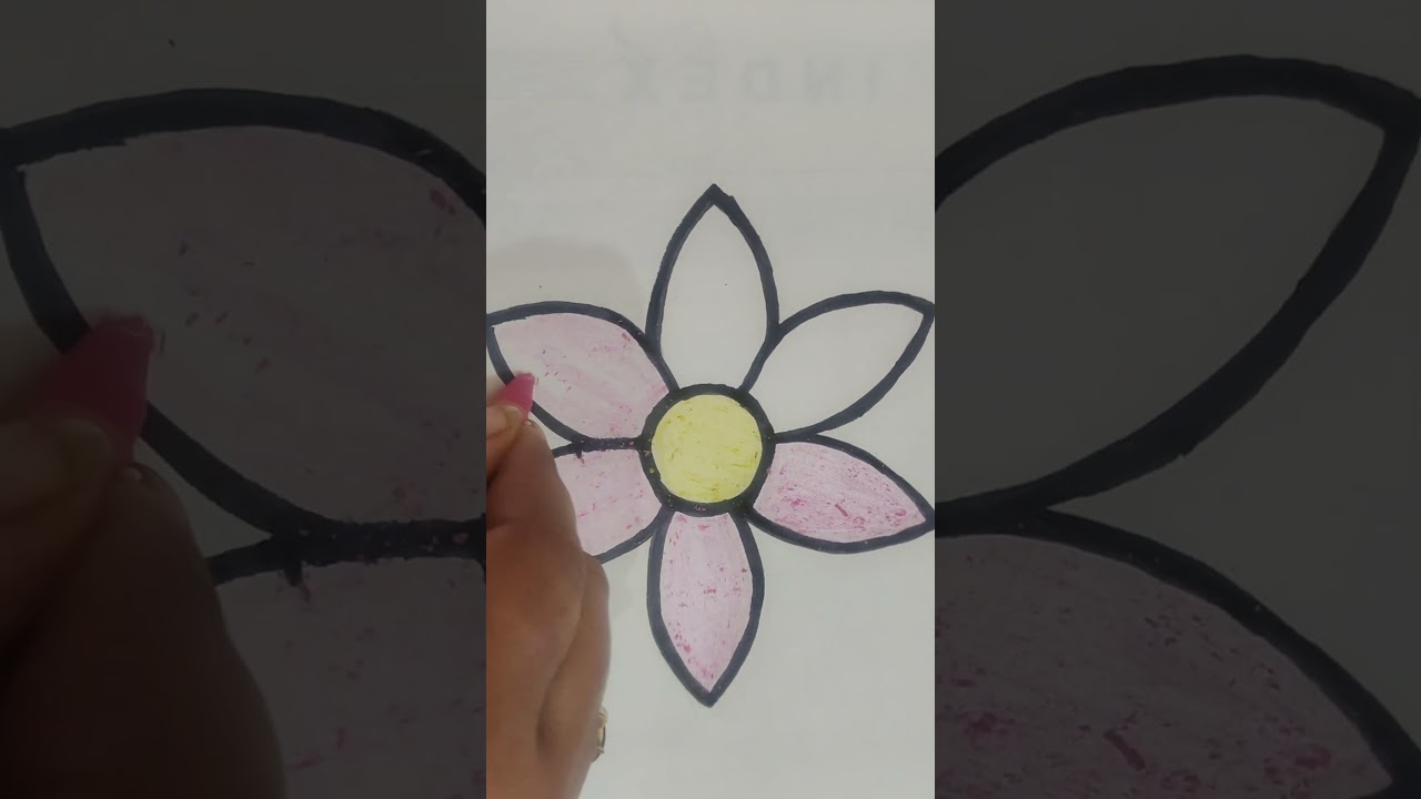 So relaxing flower colouring 🌸