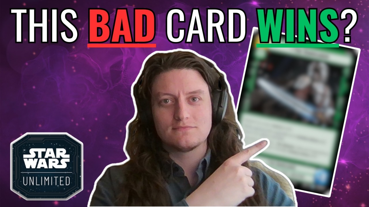 Почему эта ПЛОХАЯ КАРТА приносит победы в турнирах? (Анализ карт Star Wars Unlimited TCG)