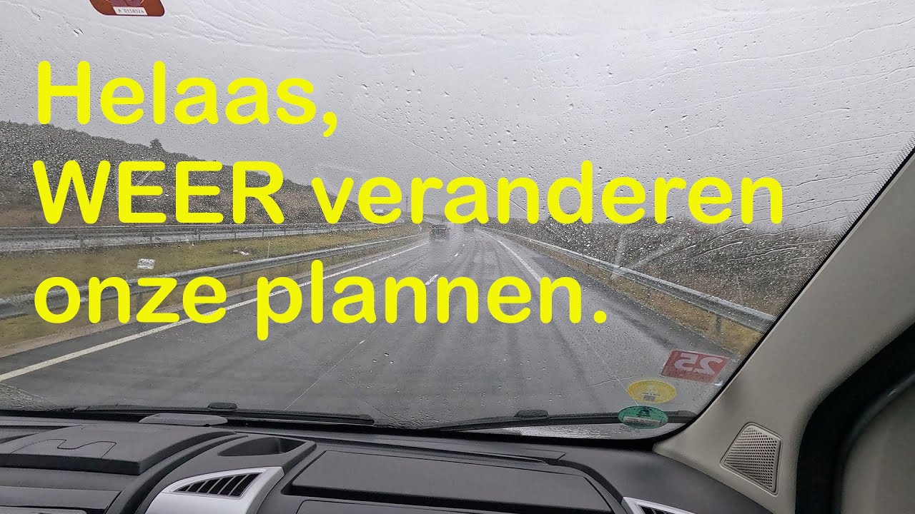Helaas, weer veranderen onze plannen.   #57