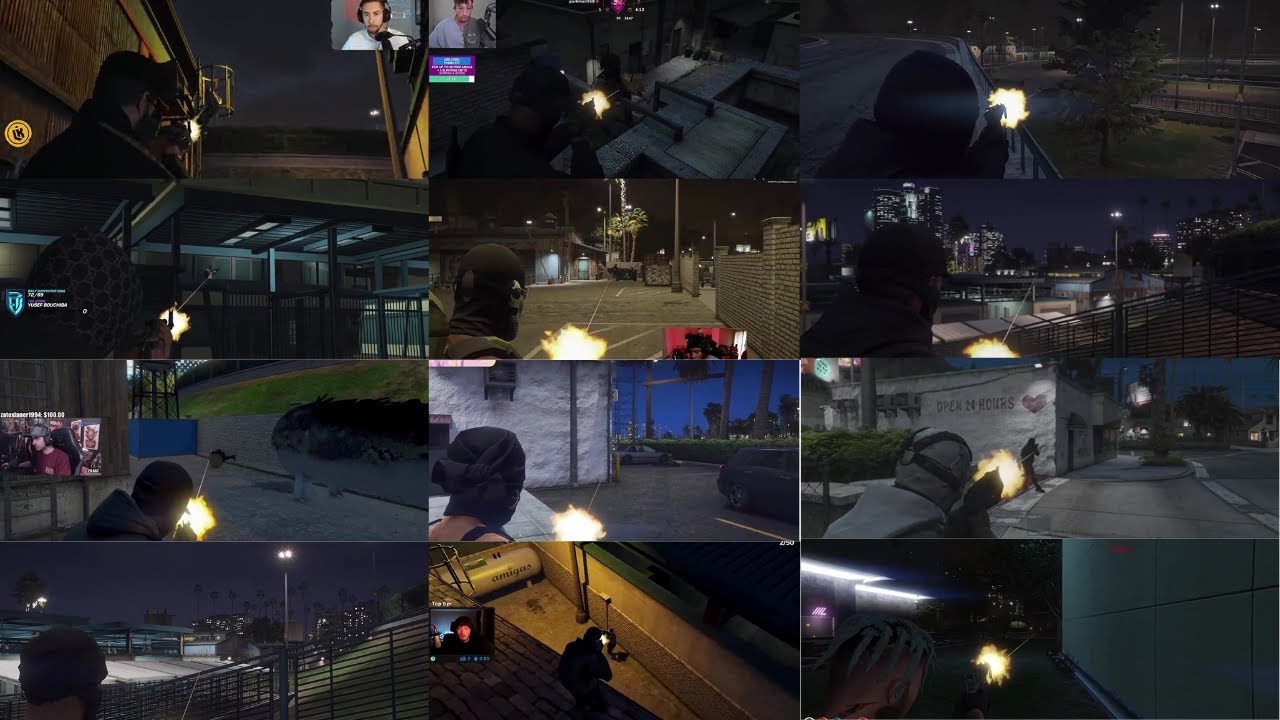 Chang gang vs Mandem Epic Shootout At Casino War (All Povs) Nopixel