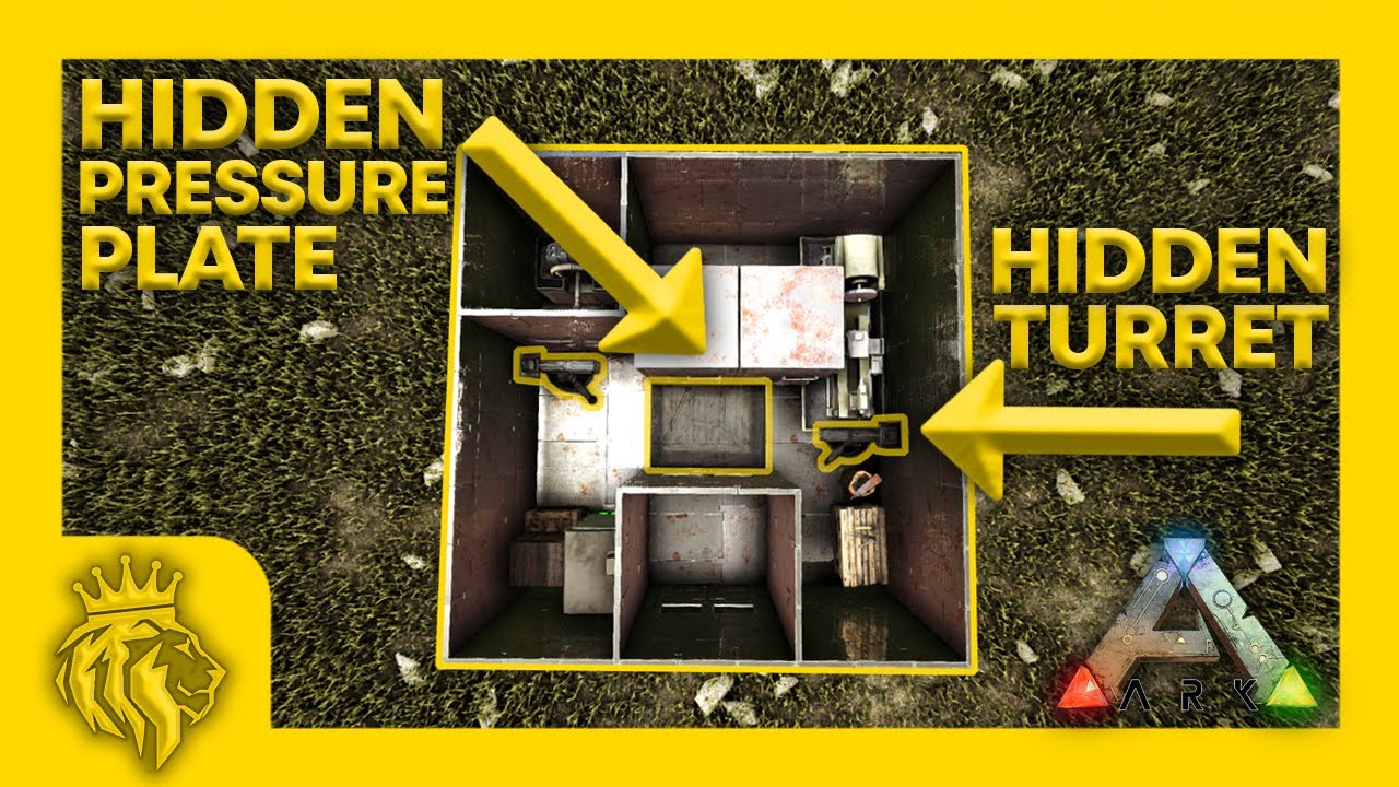 3X3 TRAP Base Design | Always Works | ARK: Survival Evolved