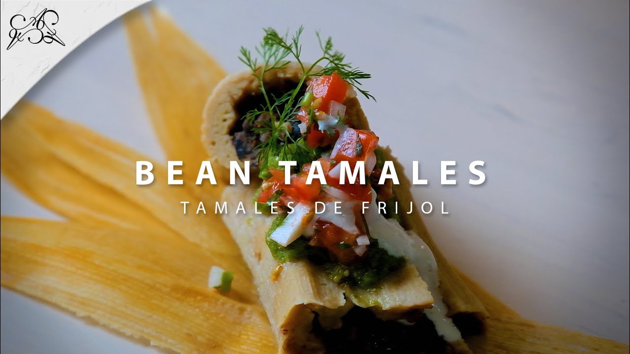 Vegan Black Bean Tamales - Tamales de Frijol Negro