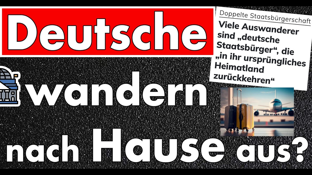 Deutsche wandern aus – weil sie „ursprünglich“ woanders herkommen? - Fachkräfte raus - Amateure rein