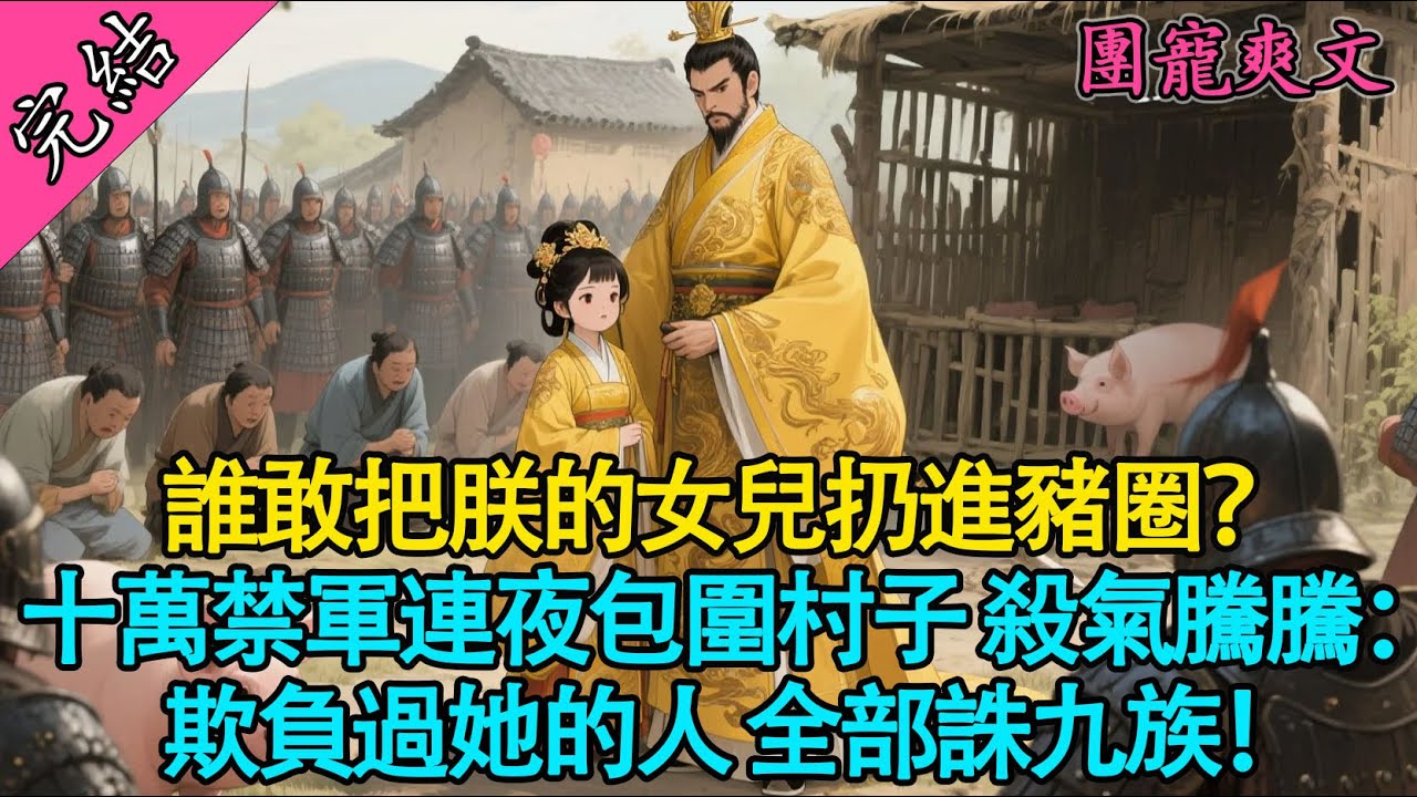 【一口氣聽完】欺我女兒者，誅三族！五歲小糯糯身份曝光，皇帝爹爹禦駕親臨：全村跪迎，惡人當場嚇尿！🔥#有聲書 #爽文 #小說 #萌娃 #團寵 #原創