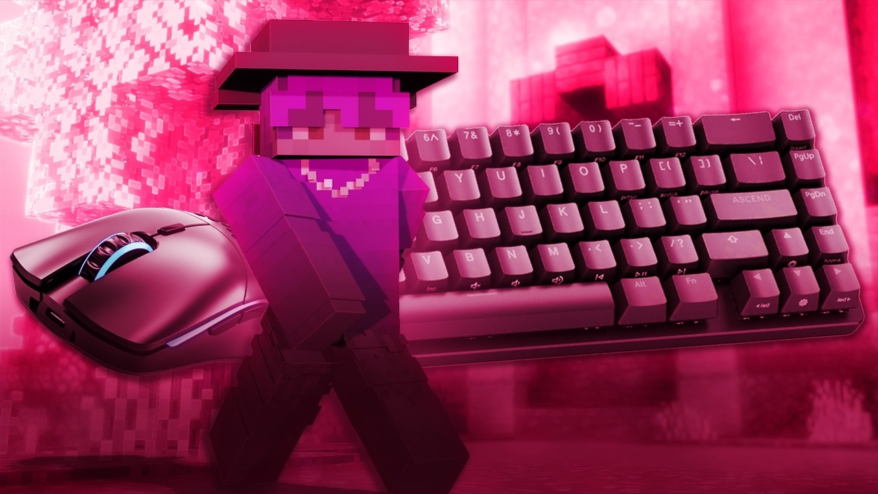 Hive Bedwars Keyboard & Mouse ASMR [4K 960FPS] [Shaders] [Drag clicks]