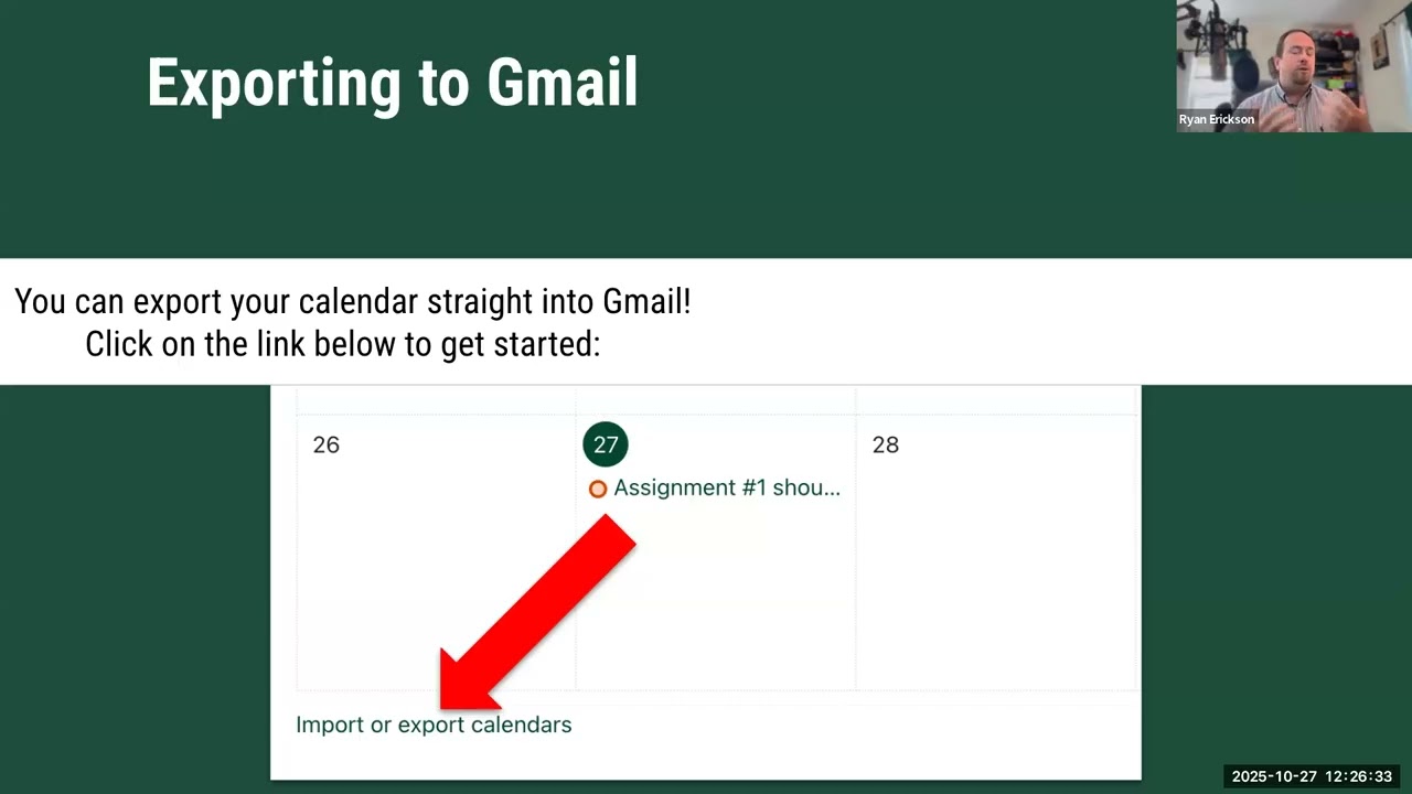 Moodle Calendar Syncing