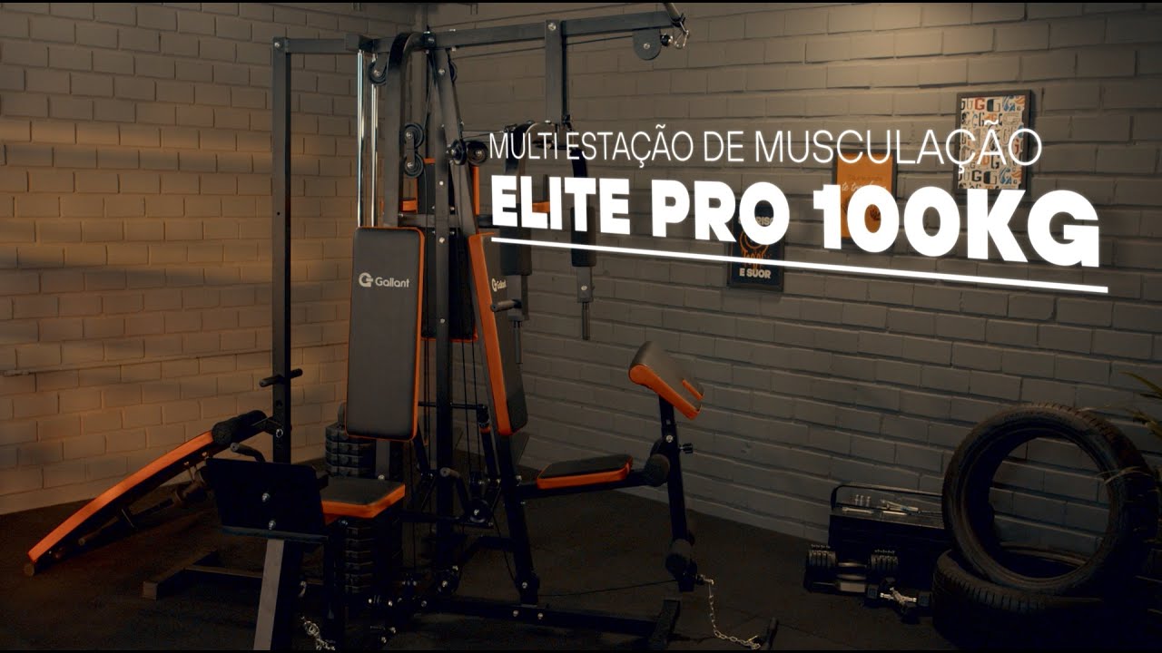 Guia de Exercícios | Multi Estação de Musculação Elite Pro Gallant 100kg GEM100H85A-PT