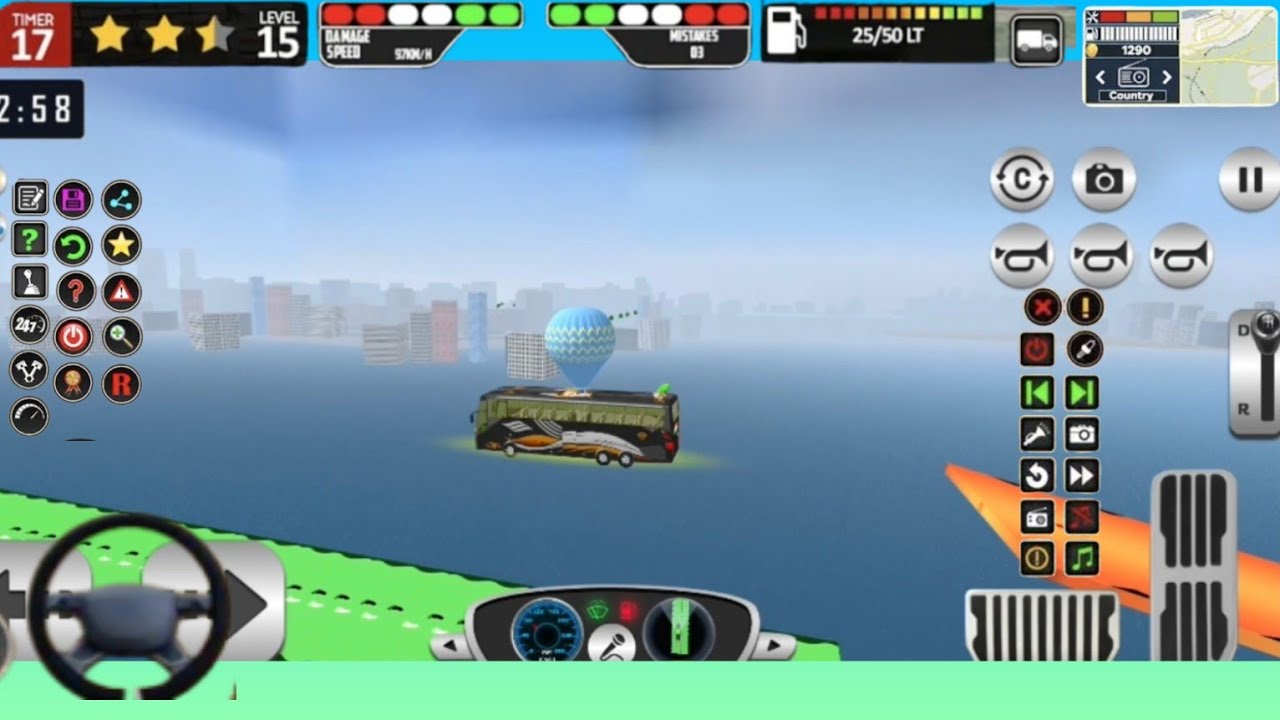 India Mega Bus Stunt Mode Game - Impossible Mega Bus Stunt Driving Simulator Game