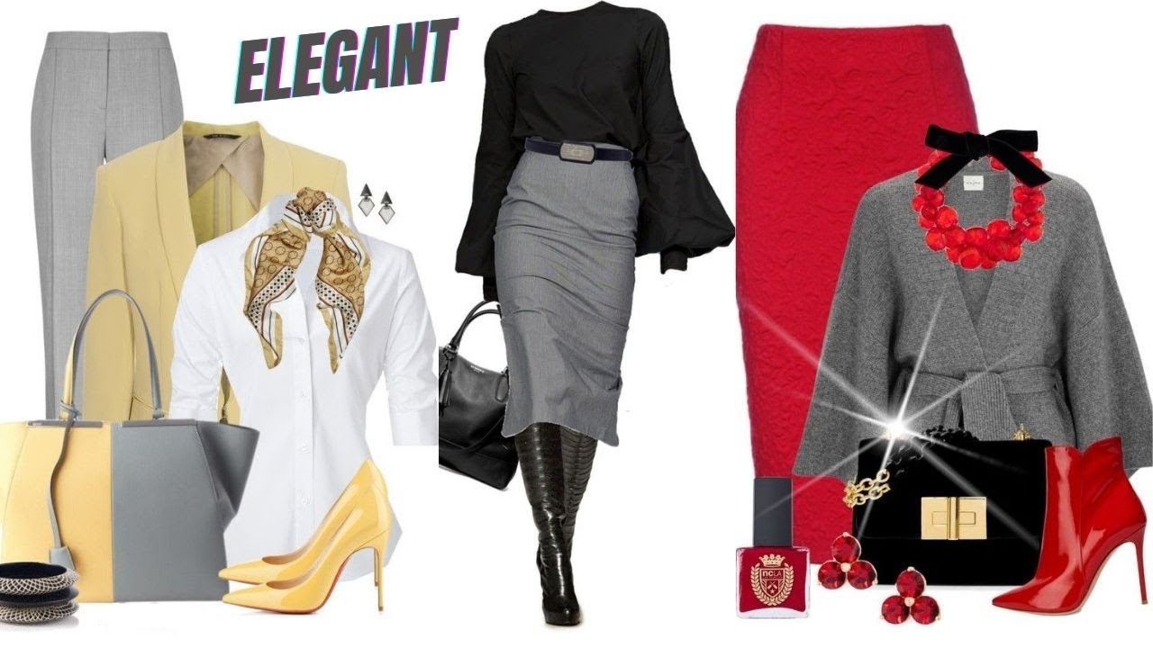 COMBINACIONES Y OUTFITS USANDO EL COLOR GRIS DE MANERA ELEGANTE🎀 IDEAS TO USE THE GRAY COLOR