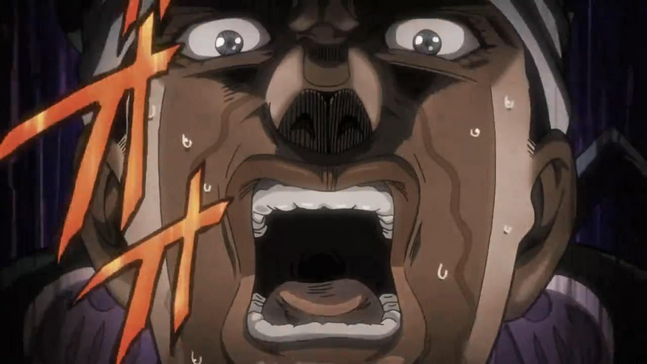 muhammad avdol gets hit with a flying meme and dies
