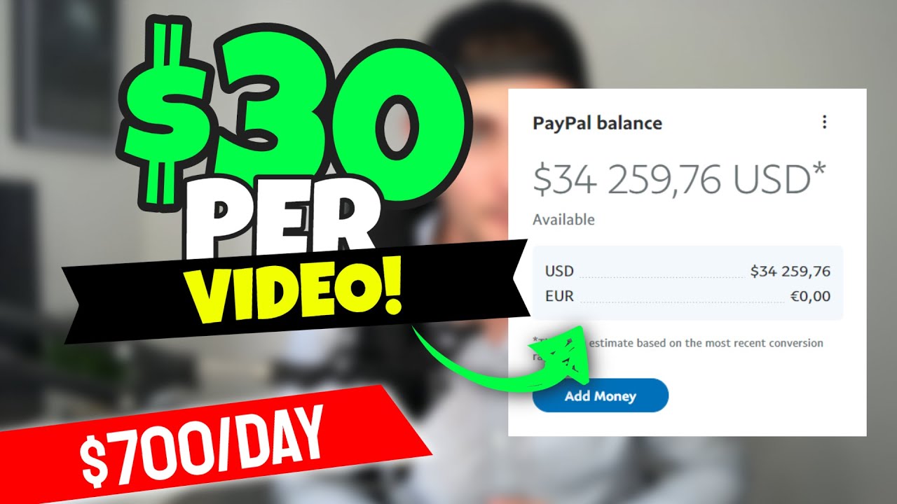 Earn $700 Watching Videos ($30 Per 60 Second Video) | Make Money Online Watching Videos