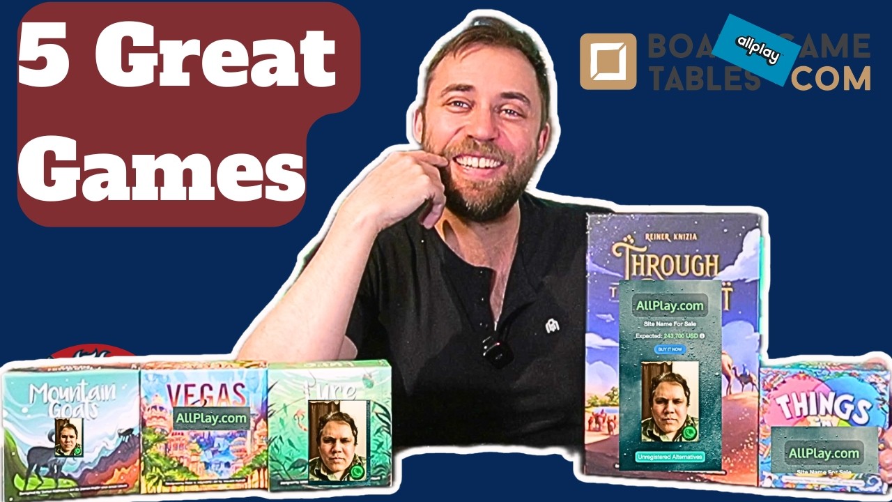 5 отличных игр от Boardgametables (извините, Allplay)