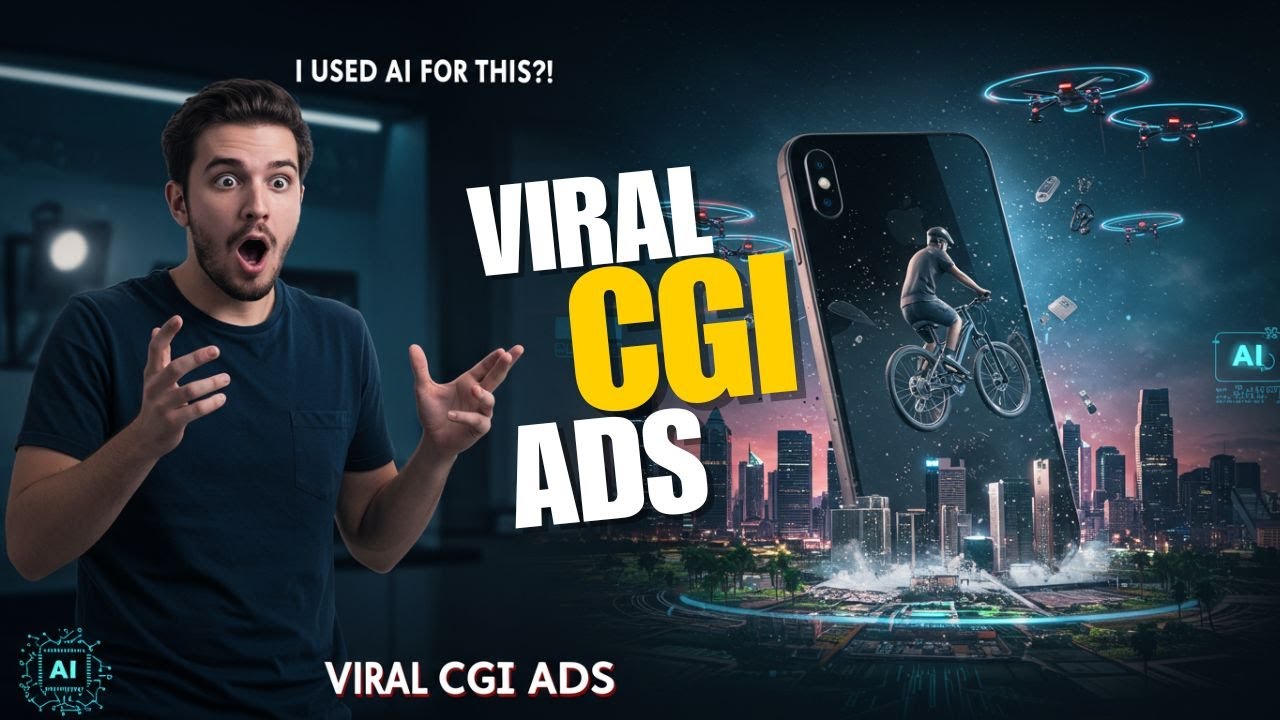 How I Created Viral CGI 3D Ads Using AI | CGI Ads | Ai